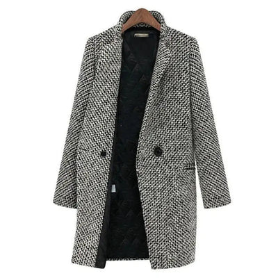 Alida Women's Classic Coat | Textured Design 0