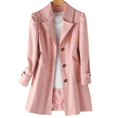 Amelia Women's Trench Coat | Tailored Fit, Premium Fabric 0