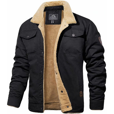 Luca Men's Bomber Jacket | Wool Blend, Winter Essential 0