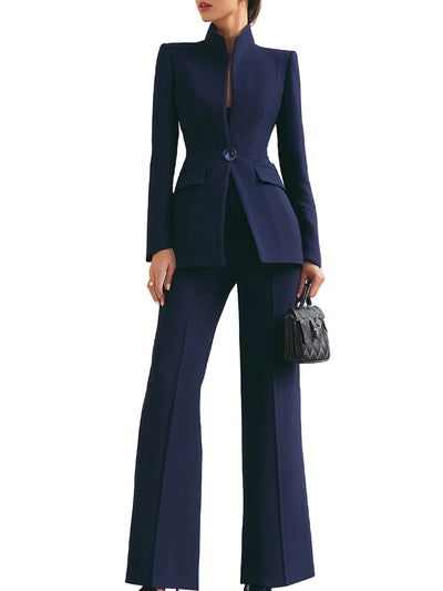 Mara Women's Suit | Tailored Blazer & Wide-Leg Trousers, High-Quality Fabric Blend 0