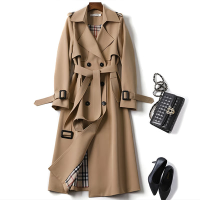 Soveran Women's Trench Coat | Breathable Fabric, Elegant Design 0