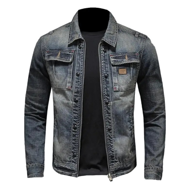 Wynthor Men's Denim Jacket | Timeless Style 0